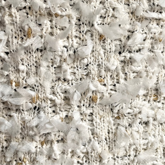 NWT Shimmer Textured Tweed Sweater Shell - Picture 9 of 9